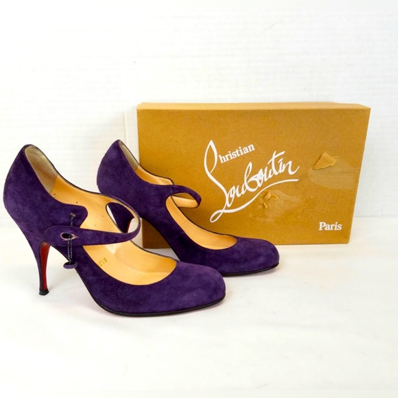 Christian Louboutin Eventa Purple Mary Jane - Picture 2 of 10